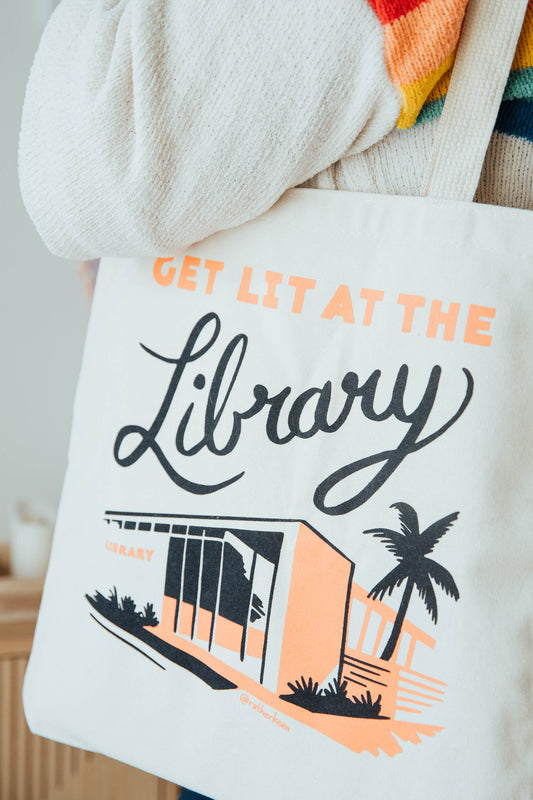 Lit at the Library Tote
