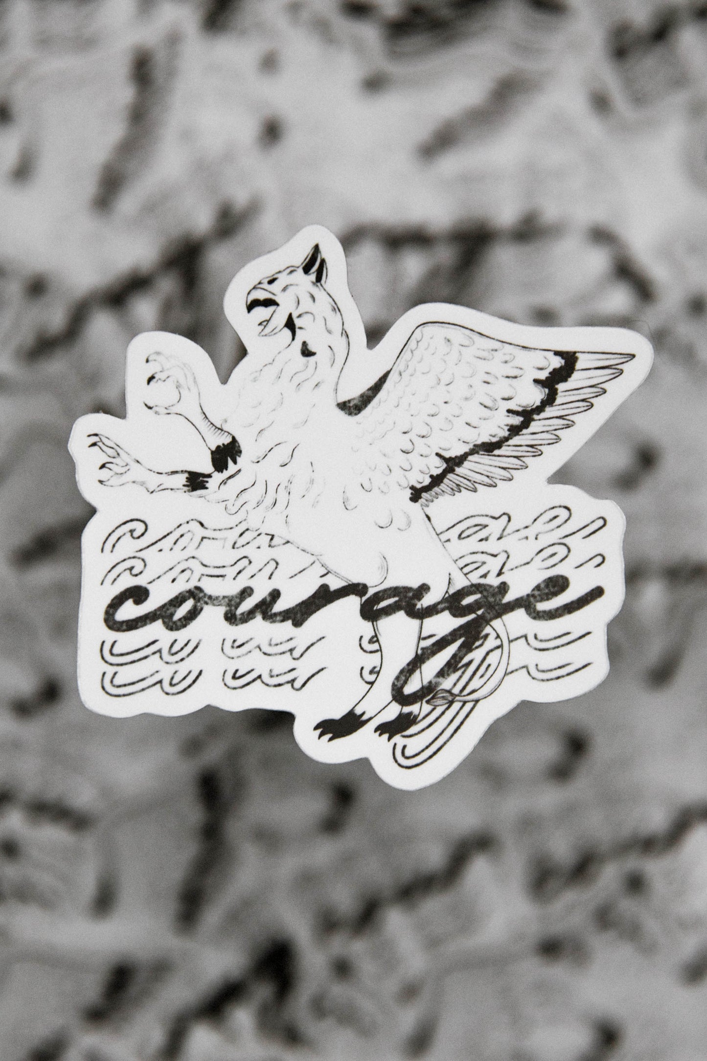 Courage Sticker